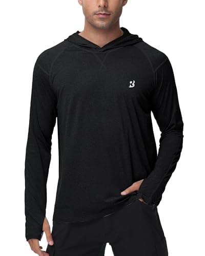 Men's Fishing Rash Guard Shirts - SPF 50+ Long Sleeve UV Sun Protection Shirt for Sports Running Hiking Workout Swimming - Image 1