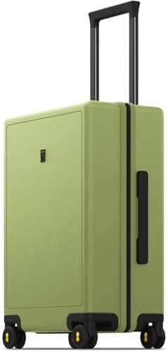 LEVEL8 Carry on Luggage Airline Approved with Spinner Wheels, Lightweight Luminous Textured Travel Bags for Women Men, Tsa Lock Cabin Suitcase, 20 Inch, Pickle Green - Image 3