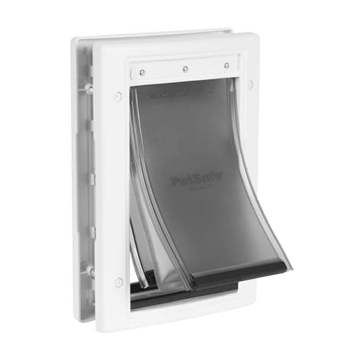 PetSafe Extreme Weather Pet Door - Insulated Weather-Resistant Dog & Cat Door with Durable Plastic Frame - Maximum Energy-Saving Efficiency - Small - for Dogs & Cats up to 15 lbs - Image 1