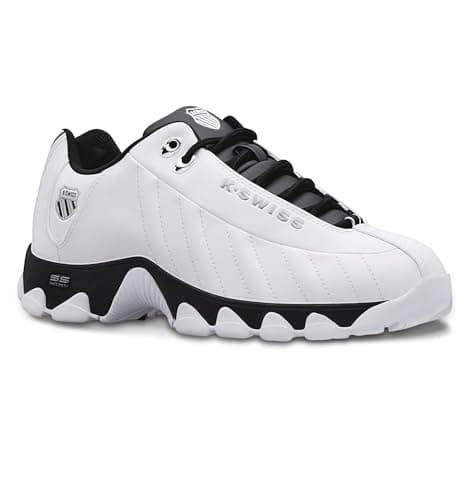K-Swiss Men's ST329 CMF Sneaker, White/Black, 12 XW - Image 1