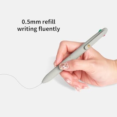 Ddaowanx Multicolor Pens, 4-in-1 Colored Ballpoint Pen 0.5mm Fine Point Smooth Writing,Nurse Accessories for Work,Gifts for Teen Girls,6-Count - Image 9