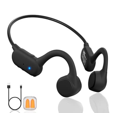 New Bone Conduction Headphones, Bluetooth 5.4 Open-Ear Headphones with Mic，12Hrs Playtime Wireless Bluetooth Headphones,Waterproof sports earphones with earplugs, perfect for Running, Cycling, Walking - Image 1