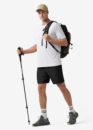 Willit Men's Shorts Golf Casual Shorts Lightweight Quick Dry Work Dress Shorts Stretch Hiking Shorts with Pockets Black L - Image 6