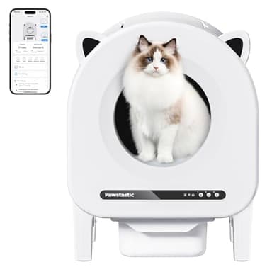 Self Cleaning Litter Box, 68 L Automatic Cat Litter Box for Multiple Cats, Robot with Dual Safety Protection, APP Control, Odor Removal Smart Litter Boxes, 2 Roll Trash Bags - Image 1