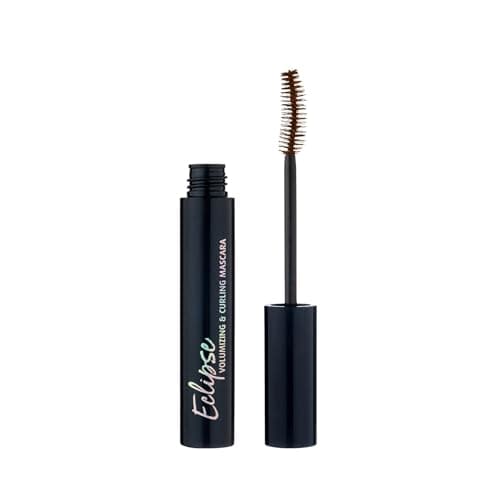 Lune+Aster Eclipse Volumizing & Curling Mascara - Brown - Volumizing & curling vegan tubular mascara that won't smudge, yet removes easily with warm water - Image 1