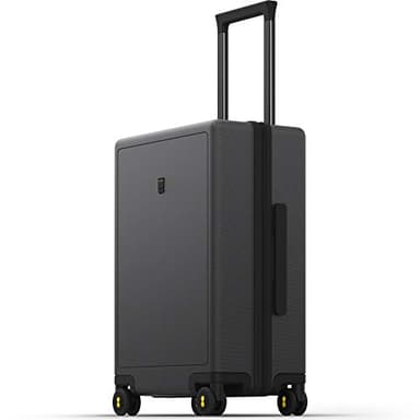 LEVEL8 Rolling Carry on Luggage Airline Approved, Carry-on Suitcases with Wheels, Lightweight Luminous Textured Luggage for Men Women, Tsa Lock, 20 Inch, Dark Grey - Image 1