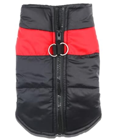 Small Dog Coats Warm Winter Jackets for Small Medium Dogs Puppy Cold Weather Coat Pet Clothes, Red, X-Small - Image 2