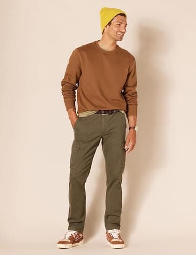 Amazon Essentials Men's Fleece Crewneck Sweatshirt - Toffee Brown, Large (Available in Big & Tall Sizes) - Image 5
