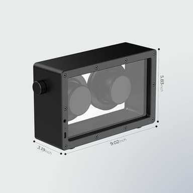 JAYINE Cassette Portable Bluetooth Speaker, 20W Minimalist Speakers Bluetooth Wireless Loud, HD Powerful Sound and Wide Compatibility V5.3 for Indoor Outdoor - Black - Image 6