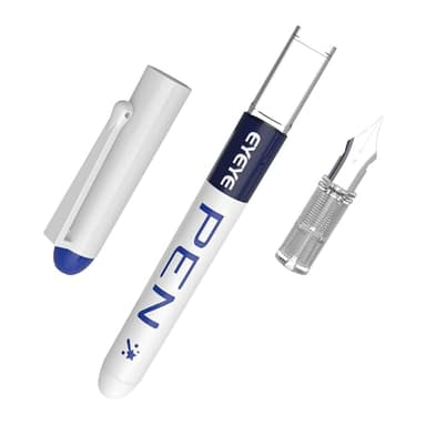 EYEYE Fountain Pens for Writing, 8 Pack Assorted Colors Fine Point Disposable Fountain Pens Stainless Steel Nib, Smooth Writing for Journaling, Drafting, Sketching, Doodling & Gifts - Image 4