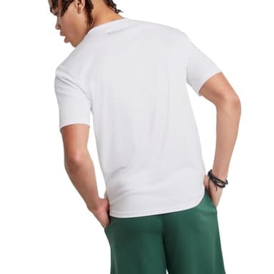 Champion Men's Athletic Short Sleeve T-Shirt, Standard Fit, Moisture Wicking, Anti Odor, Available in Regular Tall, White, XX-Large Big - Image 2