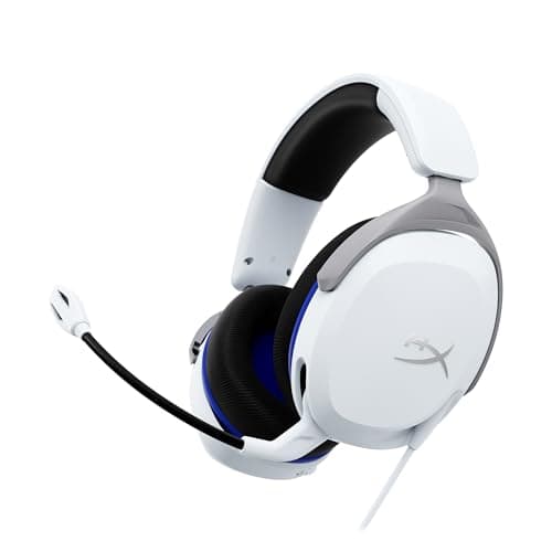 HyperX Cloud Stinger 2 Core - Gaming Headset for Playstation, Lightweight Over-Ear Headset with mic, Swivel-to-Mute Function, 40mm Drivers - White - Image 1