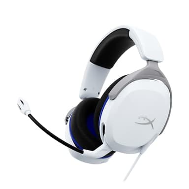 HyperX Cloud Stinger 2 Core - Gaming Headset for Playstation, Lightweight Over-Ear Headset with mic, Swivel-to-Mute Function, 40mm Drivers - White - Image 1