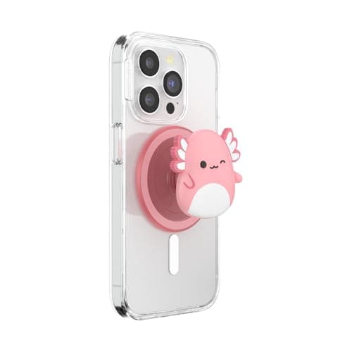 PopSockets Phone Grip for MagSafe with Kickstand, Magnetic Stand, Swappable Top, Secure Hold for iPhone MagSafe Cases, Phone & Tablet Grip, Squishmallows - PopOut Squishmallows Archie - Image 1