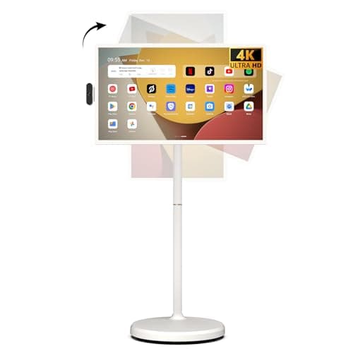 ApoloSign 32'' UHD 4K Smart Portable TV 2nd Gen, 16(8+8) GB RAM+256GB, Android 15, EDLA-Certified, Portable Touch Screen Monitor, Built-in 15000mAh Battery, Full Swivel Rotation, Voice Remote Control - Image 1