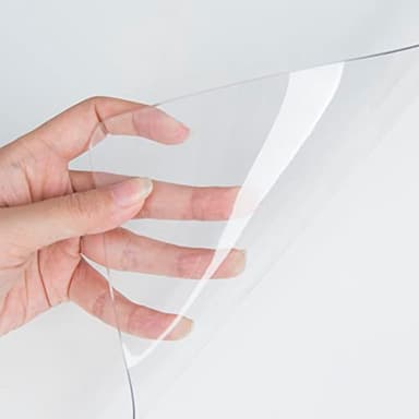 Oterri Clear Writing Desk Pad, 35.4’’x17” Heat Resistant Waterproof PVC Round Edge Durable Desk Protect Mat, Anti-Static Writing Mat Table Protector - Image 2