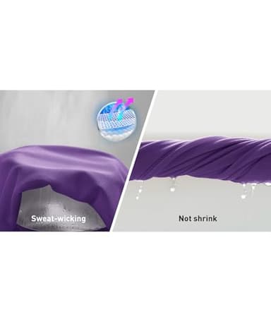 ZITY 3 Pack Mens Polo Shirt Short Sleeve Sports Performance Business Casual Golf Shirts for Men Collared Tactical T-Shirts Violet Forstgreen Black 3X-Large - Image 4