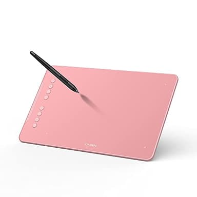 Drawing Tablet-XPPen Deco 01 V3 10x6.25 Inch Graphics Tablet Digital Drawing Tablet for Chromebook with 16384 Levels Pressure Battery-Free Stylus and 8 Shortcut Keys (Pink) - Image 1