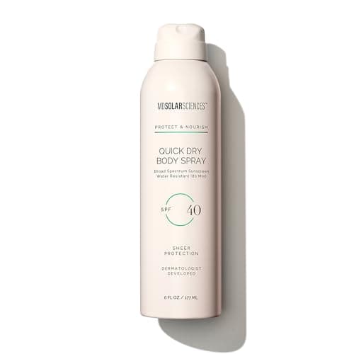 MDSolarSciences Quick Dry Body Spray SPF 40 | Water-Resistant, Broad Spectrum Sunscreen Spray | Indian Gooseberry, Vitamin C & Antioxidants Enriched | Non-Aerosol | Safe for Sensitive Skin (6 Fl Oz) - Image 1