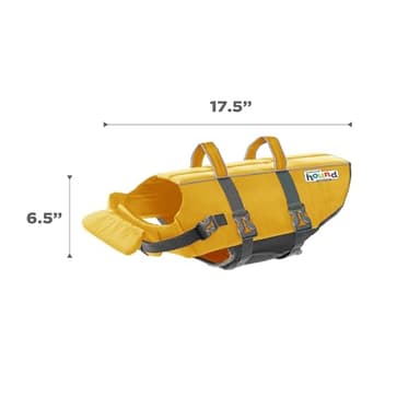 Outward Hound Granby Splash Dog Life Jacket, High-Buoyancy Dog Life Vest for Swimming, Boating, and Water Safety, Large, Yellow - Image 7