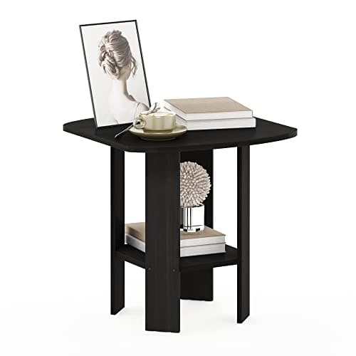 Furinno Simple Design End/SideTable, Espresso - Image 1