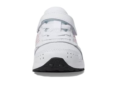 New Balance Baby Fresh Foam 650 V1 Bungee Lace with Top Strap Running Shoe, White/Real Pink/Heron Blue, 4 Wide US Unisex Infant - Image 6