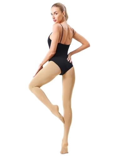 YOGAPRO Dance Tights Adult Women, Convertible Tights for Women, Transition Ballet pantyhose, Soft High Twist Yarn pantyhose - Image 5