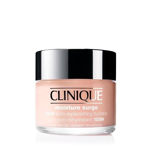 Clinique Moisture Surge 100H Auto-Replenishing Hydrator Oil Free Face Moisturizer | With Hyaluronic Acid, Aloe Bioferment and Vitamins C + E | For All Skin Types | Hydrating + Moisturizing, 4.2 Fl Oz - Image 1