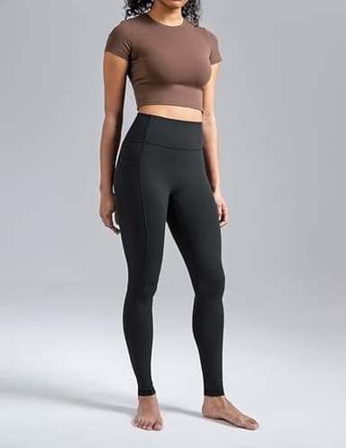 Colorfulkoala Women's Dreamlux High-Waisted No Front Seam Yoga Leggings with Pockets - Image 5