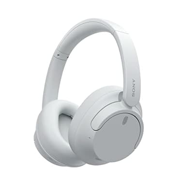 Sony WH-CH720N Noise Canceling Wireless Headphones Bluetooth Over The Ear Headset with Microphone and Alexa Built-in, White New - Image 1