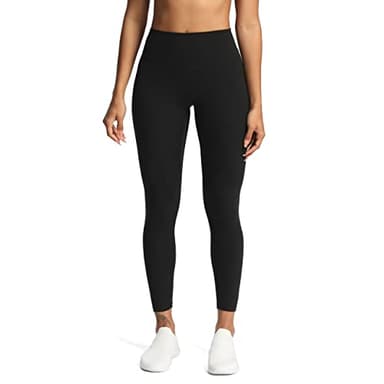 Aoxjox High Waisted Workout Leggings for Women Tummy Control Buttery Soft Yoga Metamorph Deep V Pants 26" (Black 3 Pieces Pack, Medium) - Image 3