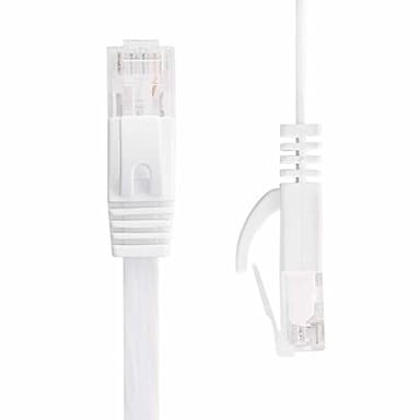 Jadaol Cat 6 Ethernet Cable 15 ft, Outdoor & Indoor 10Gbps Support Cat8 Cat7 Network, Flat RJ45 Internet LAN Computer Patch Cable for Router, Modem, Switch, Gaming Consoles, Streaming Devices, White - Image 7