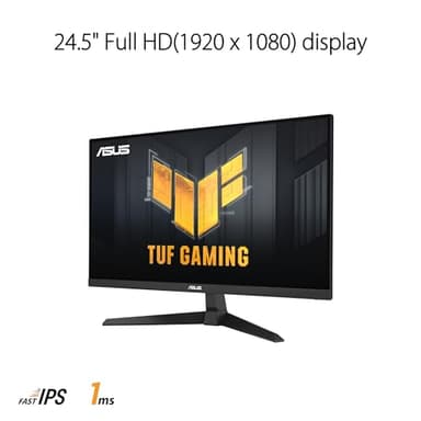 ASUS TUF Gaming 25” (24.5 viewable) 1080P Gaming Monitor (VG259Q3A) – FHD, 180Hz, 1ms, Fast IPS, Extreme Low Motion Blur, FreeSync, Variable Overdrive, Speakers, 99% sRGB, Shadow Boost 3yr Warranty - Image 2