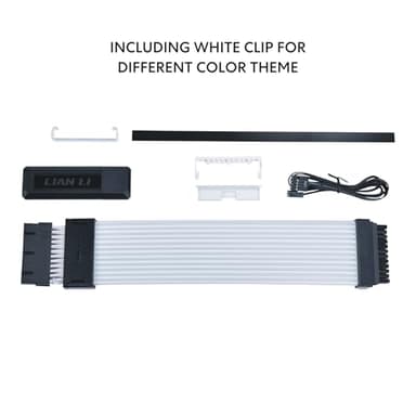 Lian Li Strimer Wireless 24 Pin with Controller (PW24-1W-T) - Addressable RGB Power Extension Cable - 2.4 GHz Wireless Control with 315mm; 12.4 Inch Length - Wireless Controller Included & Required - Image 6
