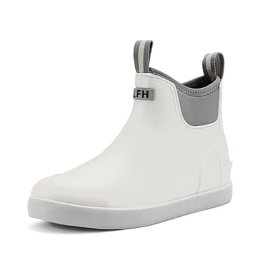 CKWLXQY Men's Deck Boots, Waterproof Ankle Rain Boots Men Anti-Slip Traction, Outdoor Rubber Fishing Garden Boots High-Performance Shoes for Farming - Image 1