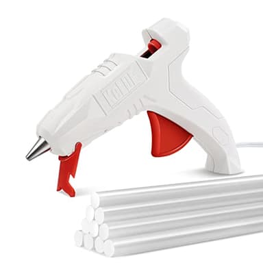 KeLDE 40W Fine Tip Hot Glue Gun Kit, With 10pcs Glue Sticks 0.43x4" High Temperature Melting For Precise Handcraft, DIY Project, Home Decor, Repairs - Image 1
