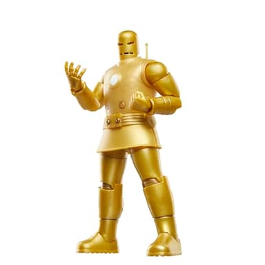Marvel Legends Series Iron Man (Model 01 - Gold), Iron Man Comics Collectible 6-Inch Action Figure, Retro-Inspired Blister Card - Image 4