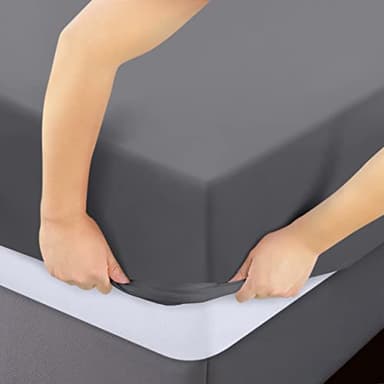 Utopia Bedding Twin Fitted Sheets - Bulk Pack of 2 Bottom Sheets - Soft Brushed Microfiber - Deep Pockets - Shrinkage & Fade Resistant - Easy Care (Twin, Grey) - Image 3