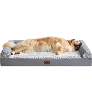 WNPETHOME Orthopedic Dog Bed for Large Dogs – XL Washable Pet Bed with Waterproof Cover, Bolstered Sides & Anti-Slip Base – Premium Plush Dog Couch for Indoor Use, Comfort & Joint Relief - Image 7