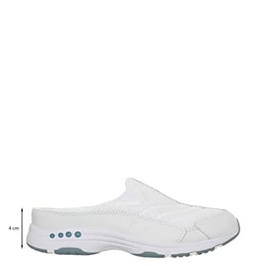 Easy Spirit womens Traveltime Mule, White 130, 7 US - Image 7