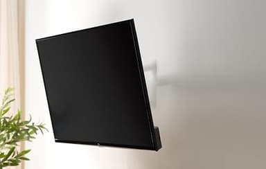 Amazon Basics Full Motion Articulating TV Monitor Wall Mount for 26" to 55" TVs and Flat Panels up to 80 Lbs, Black - Image 7