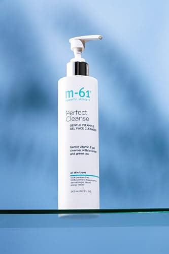 m-61 Perfect Cleanse | Daily Gentle, Foaming Gel Cleanser With Vitamin E, Lavender, Green Tea. For All Skin Types. Dermatologist and Allergy Tested, 8.2 Fl Oz - Image 2