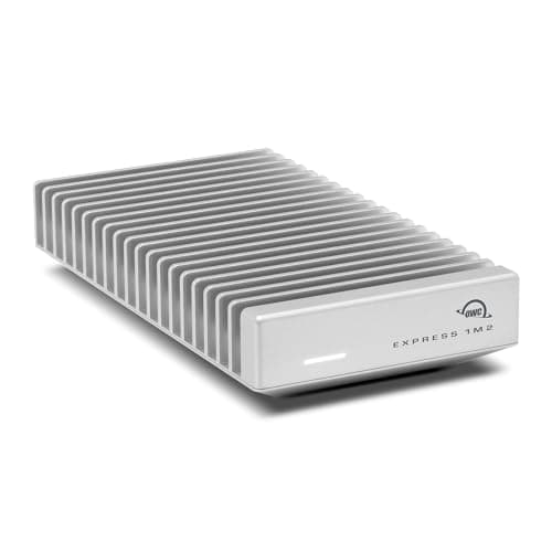 OWC Express 1M2 80Gb/s Portable NVMe SSD USB4 (Thunderbolt Compatible/USB-C) Ultra Fast External SSD Drive with Aluminum Heat Sink Enclosure (Enclosure Only) - Image 1
