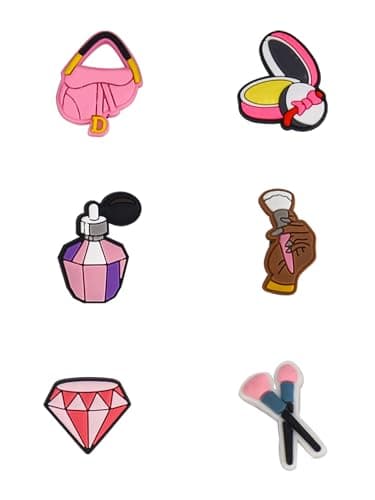 VIMCUPQ Bling Shoe Charms for Women, Designer Butterfly Rhinestones Pearl Gems Gold Sliver Chain for Clog Sandals Shoe Decoration Accessories - Image 6