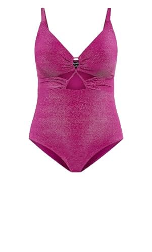City Chic Women's CITYCHIC Plus Size Palma 1 PC LU, Magenta Purple - Image 7