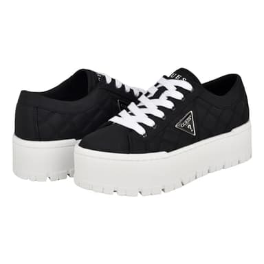 GUESS Women's TESIE Sneaker, Black 001, 9.5 - Image 7