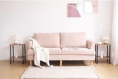 Apicizon 2 Tier End Table Set of 2, Small Side Table with Solid Wood Legs, Boho Bedside Table with Storage Shelf, Nightstand for Small Spaces, Bedroom, Living Room, Entryway, Easy Assembly, Brown - Image 7