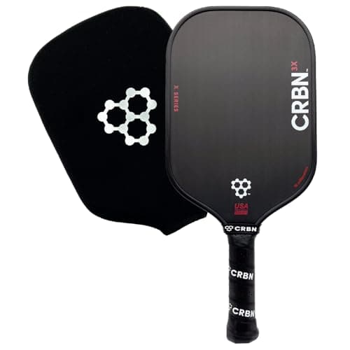 CRBN X Series Power Pickleball Paddle - Carbon Fiber Pickleball Paddle with Foam Injected Edges for Expanded Sweet Spot (3X, 16mm) - Image 1