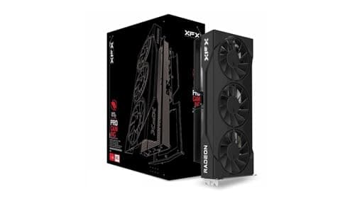 XFX Swift AMD Radeon RX 9060 XT OC Triple Fan Gaming Edition with 16GB GDDR6 HDMI 2xDP, AMD RDNA 4 RX 9060XT RX-96TS316BA - Image 1