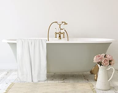 Utopia Towels Luxurious Jumbo Bath Sheet 2 Piece, 600 GSM, 35 by 70 Inches, 100% Ring Spun Cotton, Highly Absorbent and Quick Dry Extra Large Bath Towel, Super Soft Towel, White - Image 8